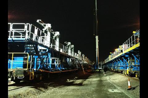 Clayton Equipment has supplied a 500 m long construction train that will be used to install high-voltage cabling in the Channel Tunnel.